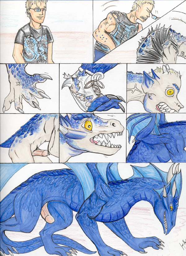 Avalon Dragon Transformation Comic. 